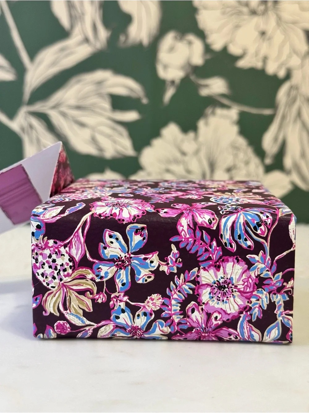 Lilly Pulitzer Purple Floral Travel Jewelry Box NWT